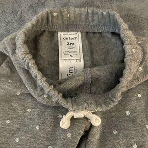 Exclusive Lot of 2 Jogger Pants Carter's Baby Girl Sizes 3M and 6M